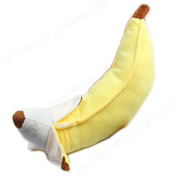 

1pc novelty pillow cushion gift pp cotton skinned banana plush toy r9uf