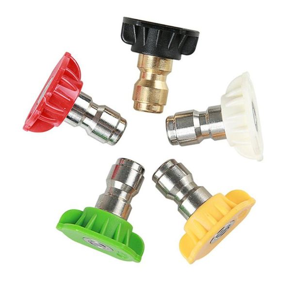 

1 set 5-color m22 thread pressure water washer nozzles for 3000 psi high pressure washer gun water jet car wash gun