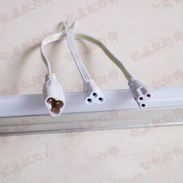 

Sanxiong Fluorescent Lamp Power Cords Cables T5 T8 Plug Wire Cord LED 3 Holes Docking Cable Bracket Light Male Female Connect Cables