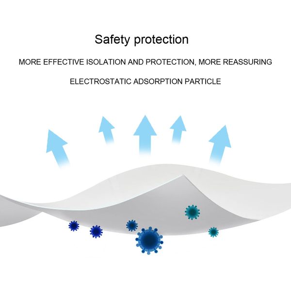 

10pcs/lot pm2.5 filter insert protective filter media insert for mouth mask anti dust mask replacement universal safe filter tza3