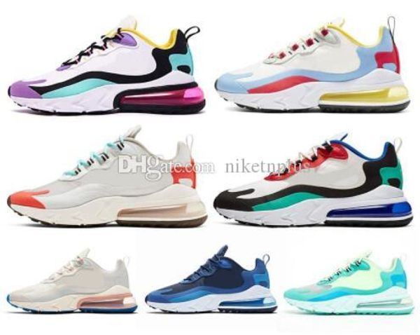 

react мужчины женщина кроссовки bauhaus optical тройной черный белый oreo мода мужской тренер дышащий спортивный конструктор кроссовки разме