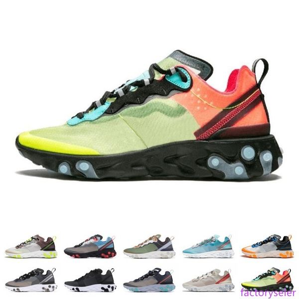 

дизайнер sneaker реагировать элемент 87 тайные кроссовки мужчины женщины royal оттенок sail volt racer pink черный мужские тренер спорт 36-4