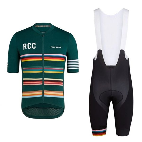 

rcc paul smith road cycling jersey and bib shorts tight fit summer men short sleeve cycling kit mtb bike shirt high quality, Black;red