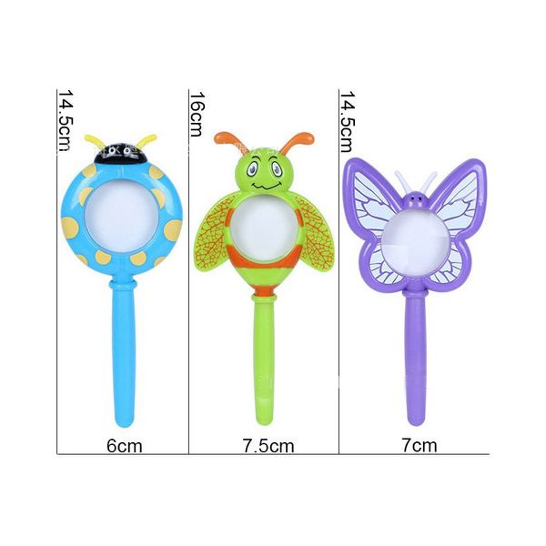 

1pc kids magnifier baby early learning physical chemistry science experiment educational toy magnifier toys for children