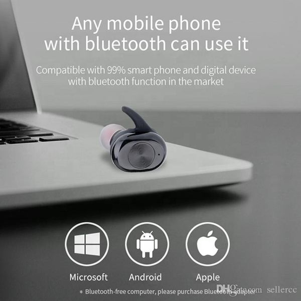 

real tech j3s handstws ture wireless stereo hifi sport earbuds gaming headset music headphones bluetooth 5.0 earphone