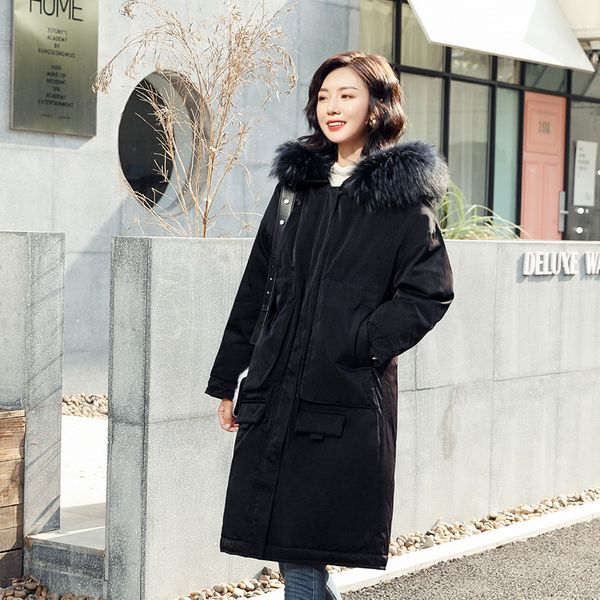 

2019 thicken down coats, Black