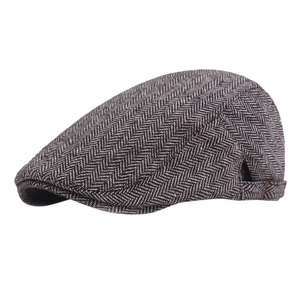 

men flat cap newsboy baker berets duckbill golf driving cabbie hat boina masculino boina hombre verano gorros invierno casquette, Blue;gray