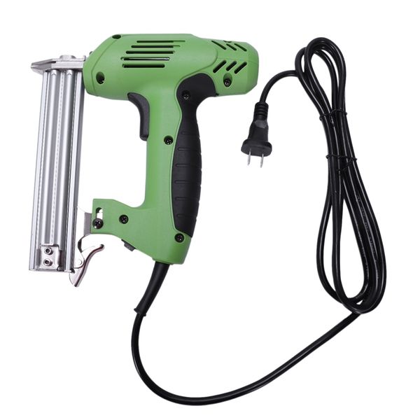 

2 in 1 framing tacker electric nail staple ac220v power tools stapler 45 needles/min for woodworking furniture us plug