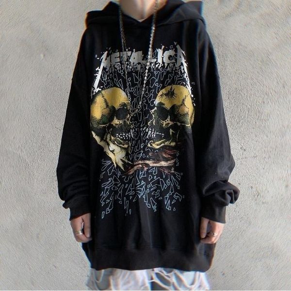 

fire skull hoodies men women fashion sweatshirts hooded tracksuits brand quality pullover casual jackets coats d, Black