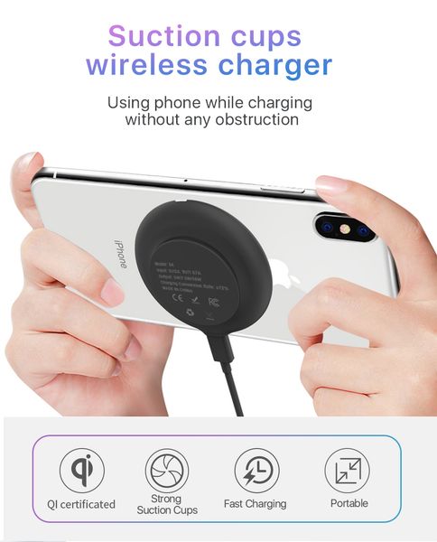 

suction cups wireless charger mobile game wireless charger