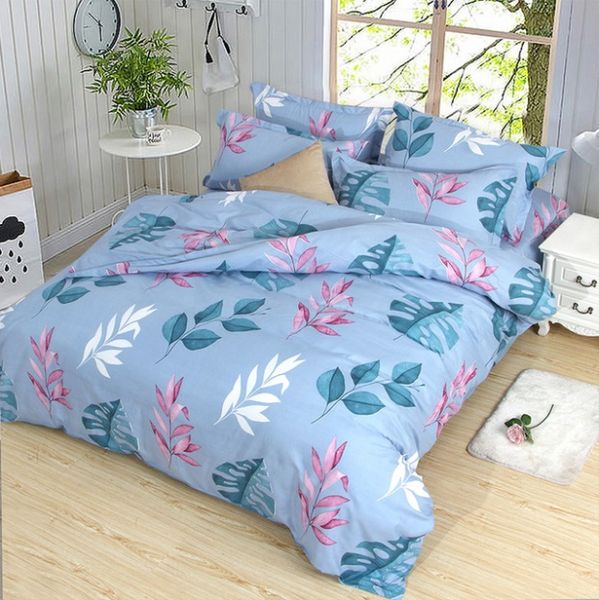 

4pcs/set home textile good night skin friendly bedding sets children's beddingset bed sheet duvet cover pillowcase bed set