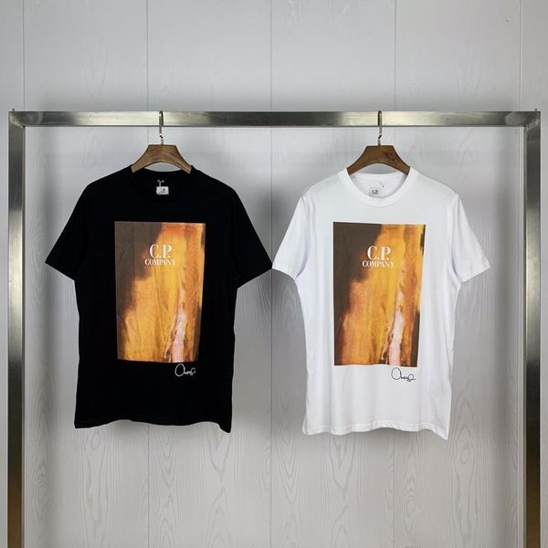 

20ss cp company mens designer t shirts capsule limited edition brand tshirt mens designer shirts luxurious cotton women t-shirt, White;black