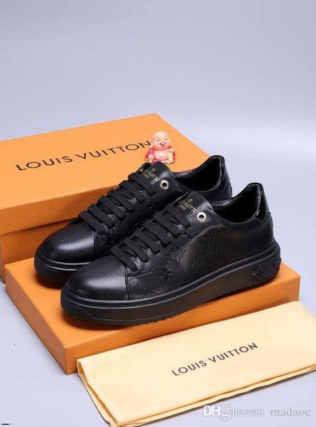 

20fw 2019 spring men canvas shoes lace-up men casual flat shoes male footwear fashion patchwork leisure breathable teenager shoes yetc5, Black