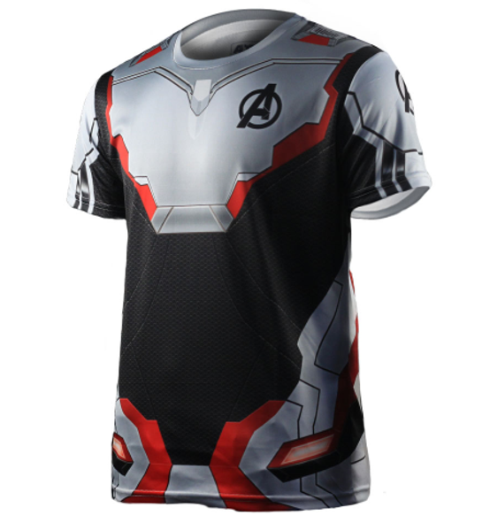 

2019 мстители endgame quantum realm iron man футболка 3d печати мода короткие рукава tshirt streetwear вскользь лето tops u1719, White;black