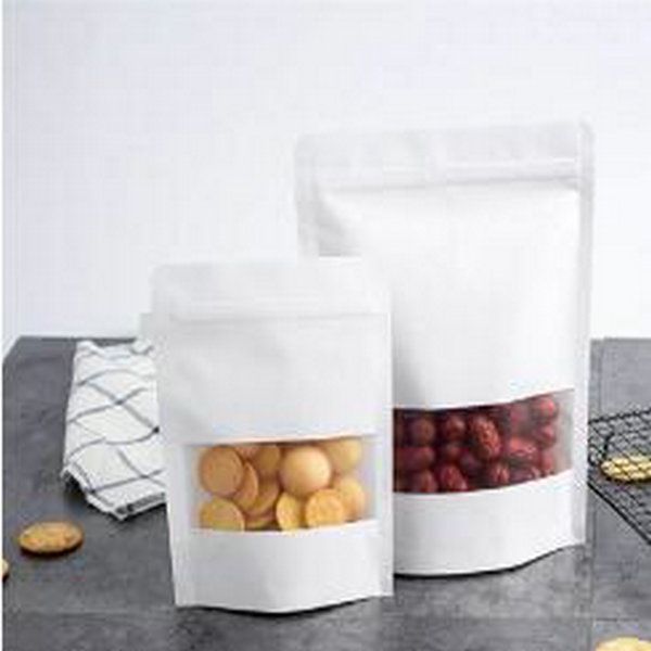 

белый крафт бумага мешок прямоугольник окно продавец белого paperpouch окно прямоугольник 500x500 белого крафт-бумага мешок прямоугольного о