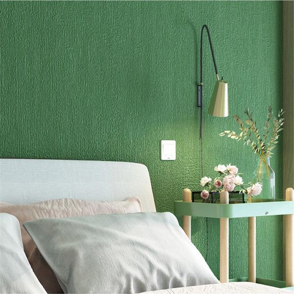 Nordic Pure Color Ink Green Wallpaper Modern Minimalist Fresh Green Living Room Bedroom Papel De Parede Clothing Store Wallpaper Hd Wallpaper In Hd Hd