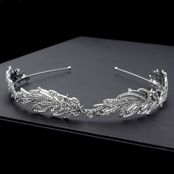 

handmade crystal bridal headband mini bridal headdress headdress dinner headwear wedding hair accessories