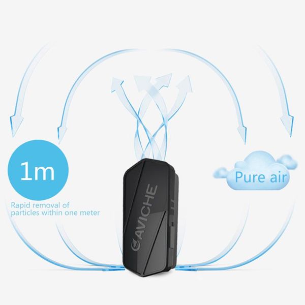 

air purifier necklace mini portable air freshener ionizer negative ion generator