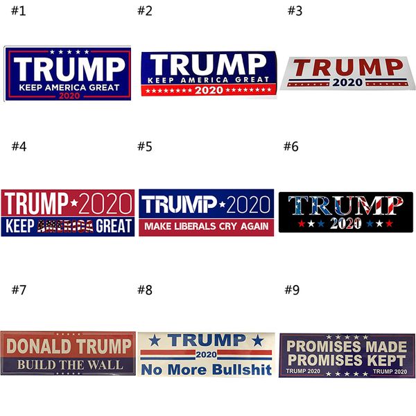 

2020 donald trump election car stickers bumper sticker keep make america great decal for car styling vehicle paster