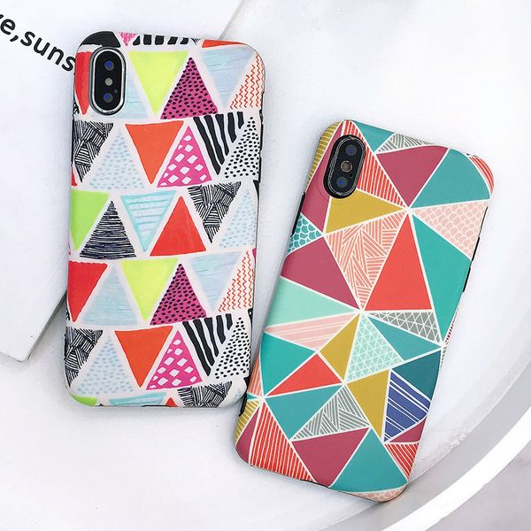 

2019 designer phone case with fashion diamond shape for iphonex/xr/xs max iphone7/8plus iphone7/8 iphone6s /6splus two style availiable