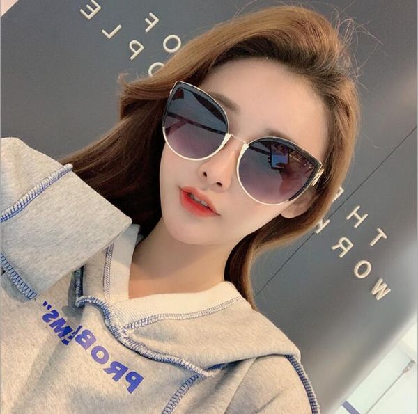 

2020 new sunglasses, large frame polarizer, dazzling retro big face sunglasses, men and women, anti-uv polygon glasses