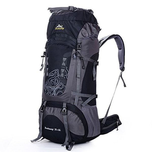 

75+5l men women outdoor backpack climbing backpacks hiking rucksacks travel large capacity camping climbing sports bag