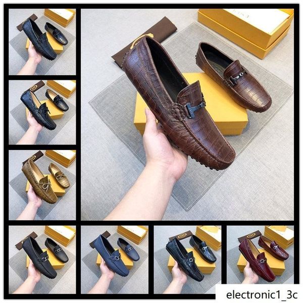 

18ss new plus size men shoes luxury leather casual driving oxfords shoes men loafers moccasins italian shoes for men size 38-45