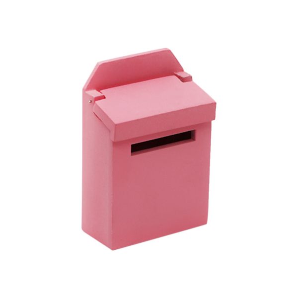 

1:12 mini wood letterbox mailbox doll house miniatures accessory dollhouse colorful wooden mailbox miniature diy doll furniture