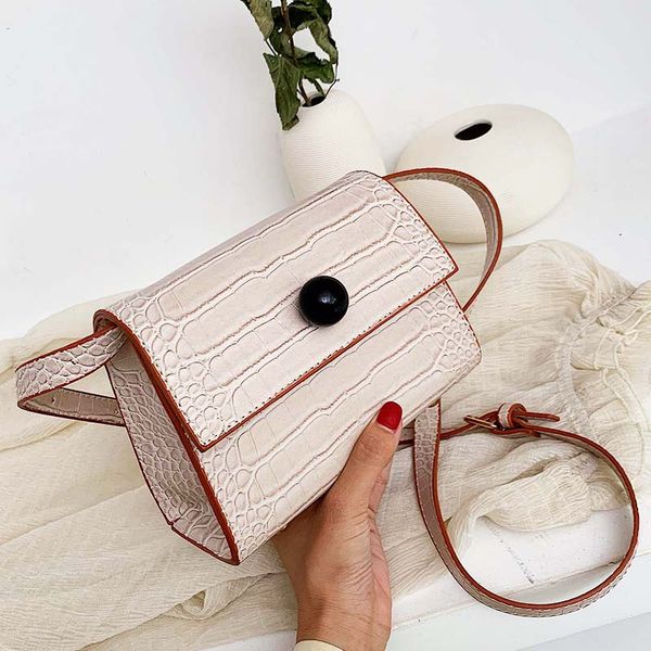 

stone pattern handbag women purse small shoulder bag crossbody bags for women 2019 leather messenger bag female chest pack