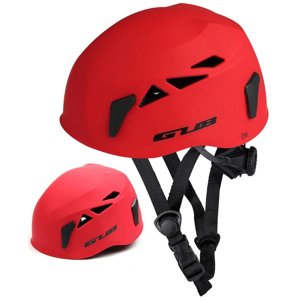 GUB D6 ABS+EPS Велоспорт восхождение спелеология защитный шлем с фарами пряжки сверхлегкий дышащий-Белый
