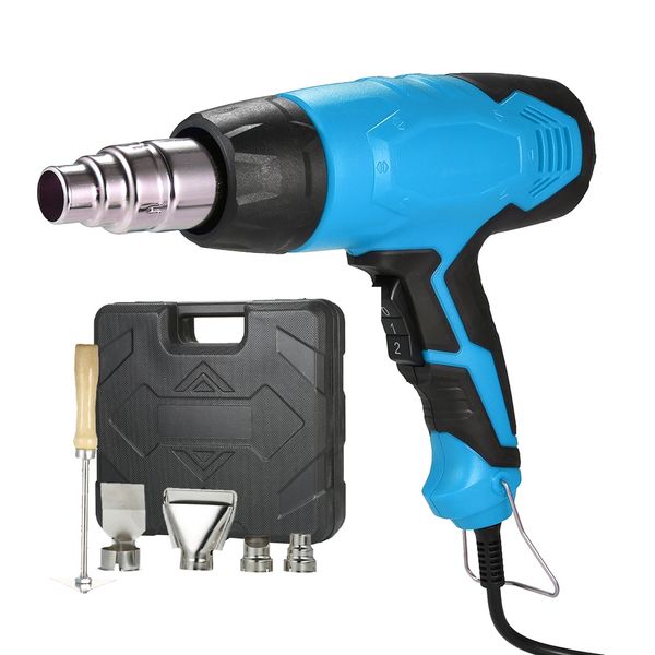 

ac220v eu plug handheld variable temperature electric air gun air blower heater with 4pcs nozzles