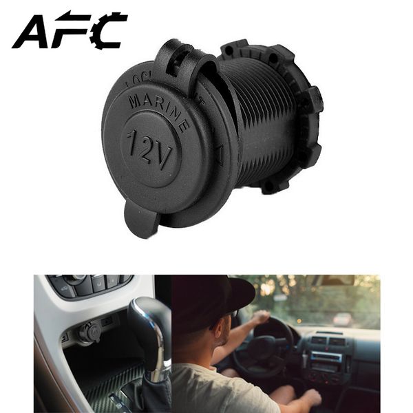 

afc 12v автомобиль мотоцикл лодка прикуриватель водонепроницаемых автомобильный прикуриватель черной розетка аксессуары