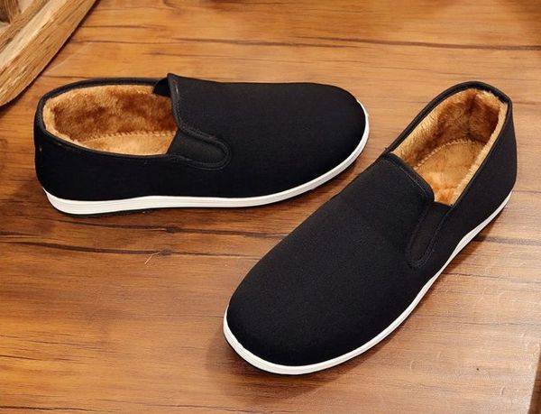 

men winter warm martial arts wushu sneakers shaolin monk zen lay shoes wing chun taichi taiji driving shoes eu36~eu49