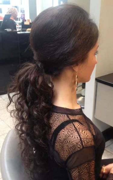 

rabo cavalo cabel natural ,remy hair natural curly pony tail hair piece wrap around virgin ponytail hair extension, Black