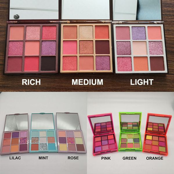 

brand new makeup eyes beauty palette mini 9 colors eyeshadow palettes 3 different models ing