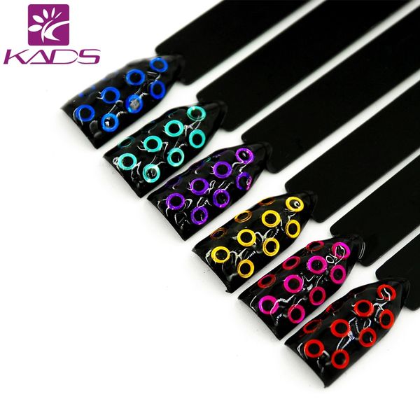 

kads 1pot 12 colors 3mm hollow round dazzling & 2mm wafer design nail art shinny glitter cute decoration nail art decoration, Silver;gold