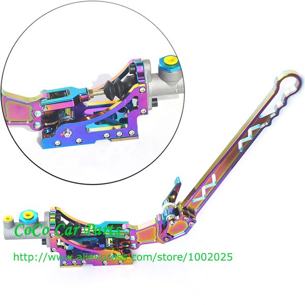 

universal drifting e-brake aluminum-iron rally hydraulic hand brake horizon hydraulic handbrake neo chrome silver