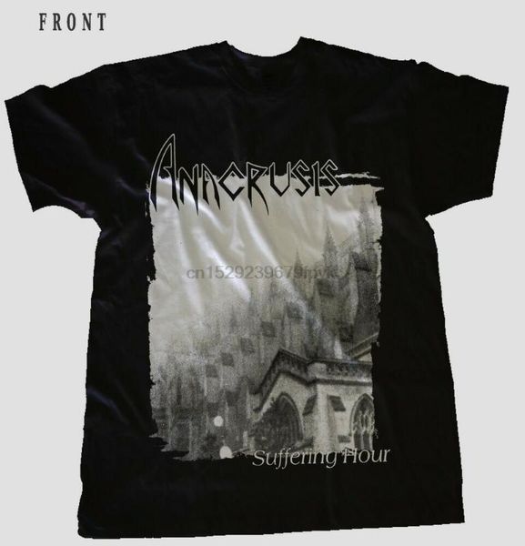 

anacrusis-страдающий час-progressivethrash band black t_shirt sizess to 6xl, White;black