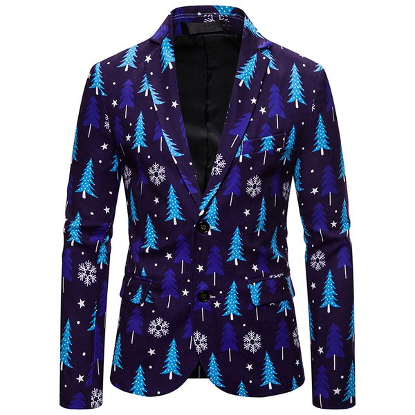 

monerffi casual print suit christmas pattern mens blazer jacket flat barge collar mens fashionmen's gothic fashion party blazer, White;black