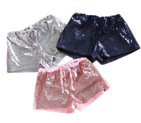 

2018 младенца лета девочек sequined шорты bling шику дети дети шорты chic короткие штаны брюки блестка девушки спорт, Black