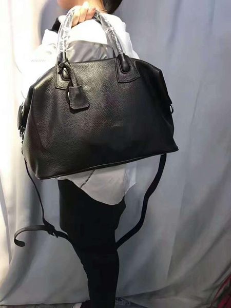 

100% real genuine leather handbag women casual big tote black portable shoulder crossbody bag ladies large capacity high quality