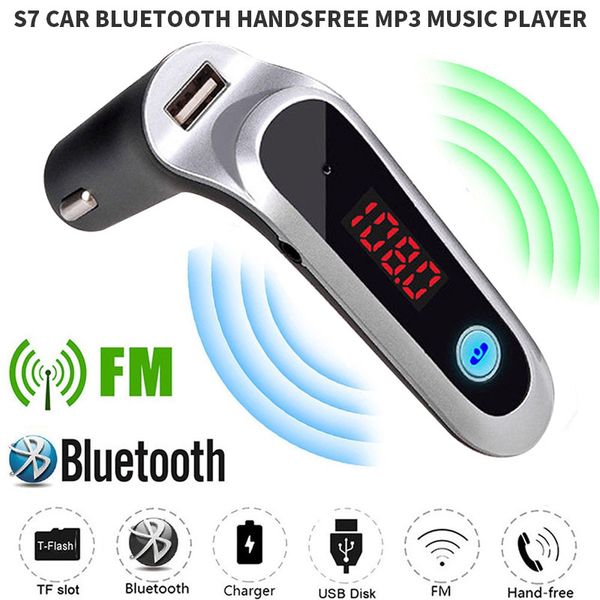 

12-24v car bluetooth mp3 bluetooth car kit fm transmitter wireless charger for truck