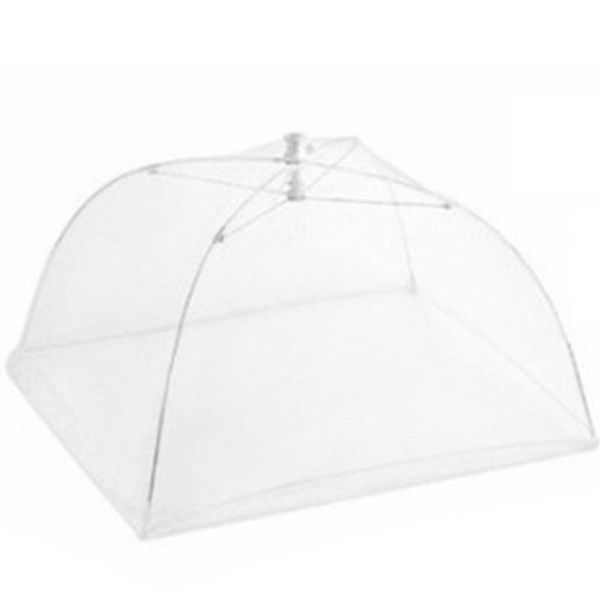

foldable household umbrella washable mesh lid picnic barbecue party anti mosquito net tent kitchen gadgets
