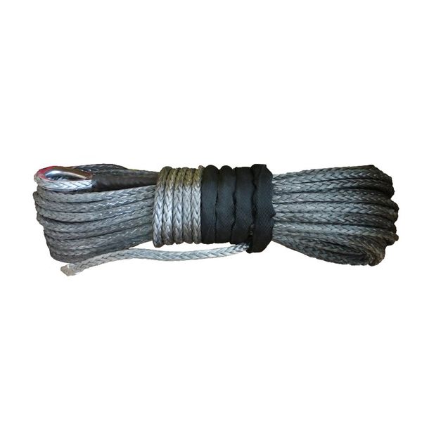 

12mm * 30m winch cable winch rope 100% uhmwpe for 4wd/atv/utv/suv