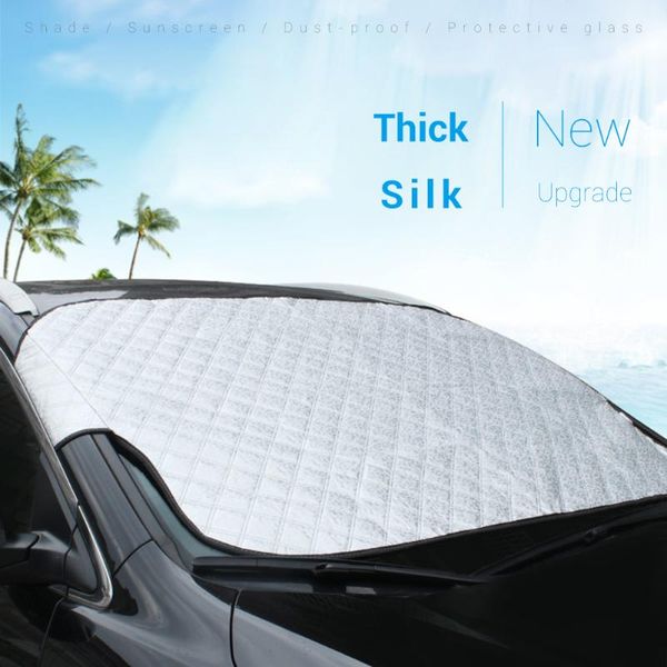 

car thickened flocking front cover sunshade winter snow block summer sun windshield sunshade car protective cover