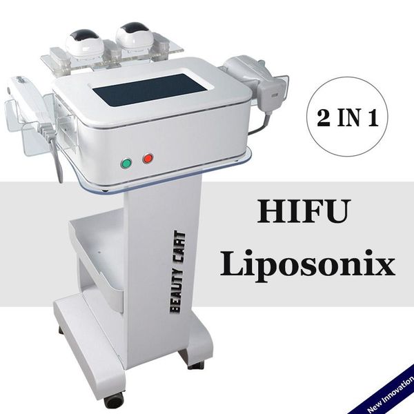 

2020 new liposonix body slimming machine hifu face lifting wrinkle removal 2 in 1 hifu liposonix fat removal weight loss