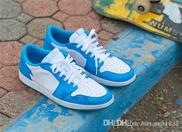 

2019 оптовый бренд sb og 1 низкий unc темный порошок синий белый кроссовки мужчины женщины спортивные кроссовки