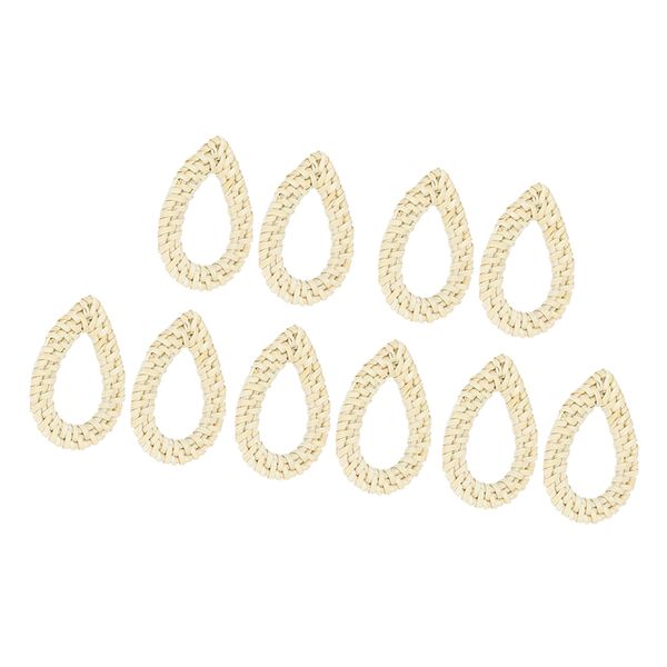 

5 пар ротанга ротанга diy женщины серьги-гвоздики длинные серьги повседневные украшения-водослива, Black