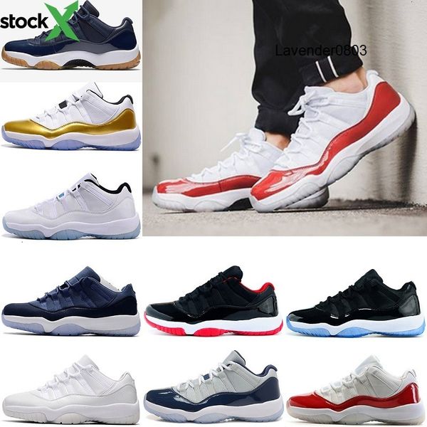

new mens 11 11s basketball shoe barons unc gym red heiress black bred concord metallic gold space jam sports sneakers us 8-13