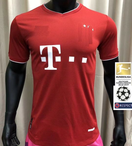 

2020 2021 bayern munich player version muller home soccer jersey 20 21 soccer shirt lewandowski football uniform, Black;blue